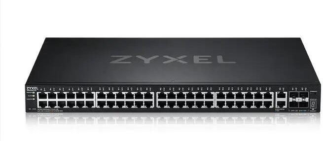 Thumbnail - Zyxel Switch 54-Port 48x 1G RJ45 + 2x 10G RJ45 + 4x 10G SFP+ L3