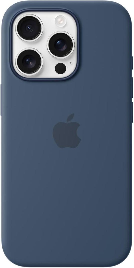 Apple Silikon Case iPhone 16 Pro mit MagSafe (denim)