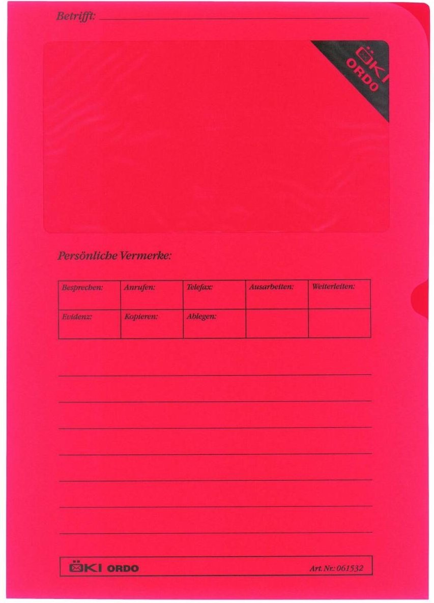 Thumbnail - ÖKI Sichthüllen DIN A4 rot