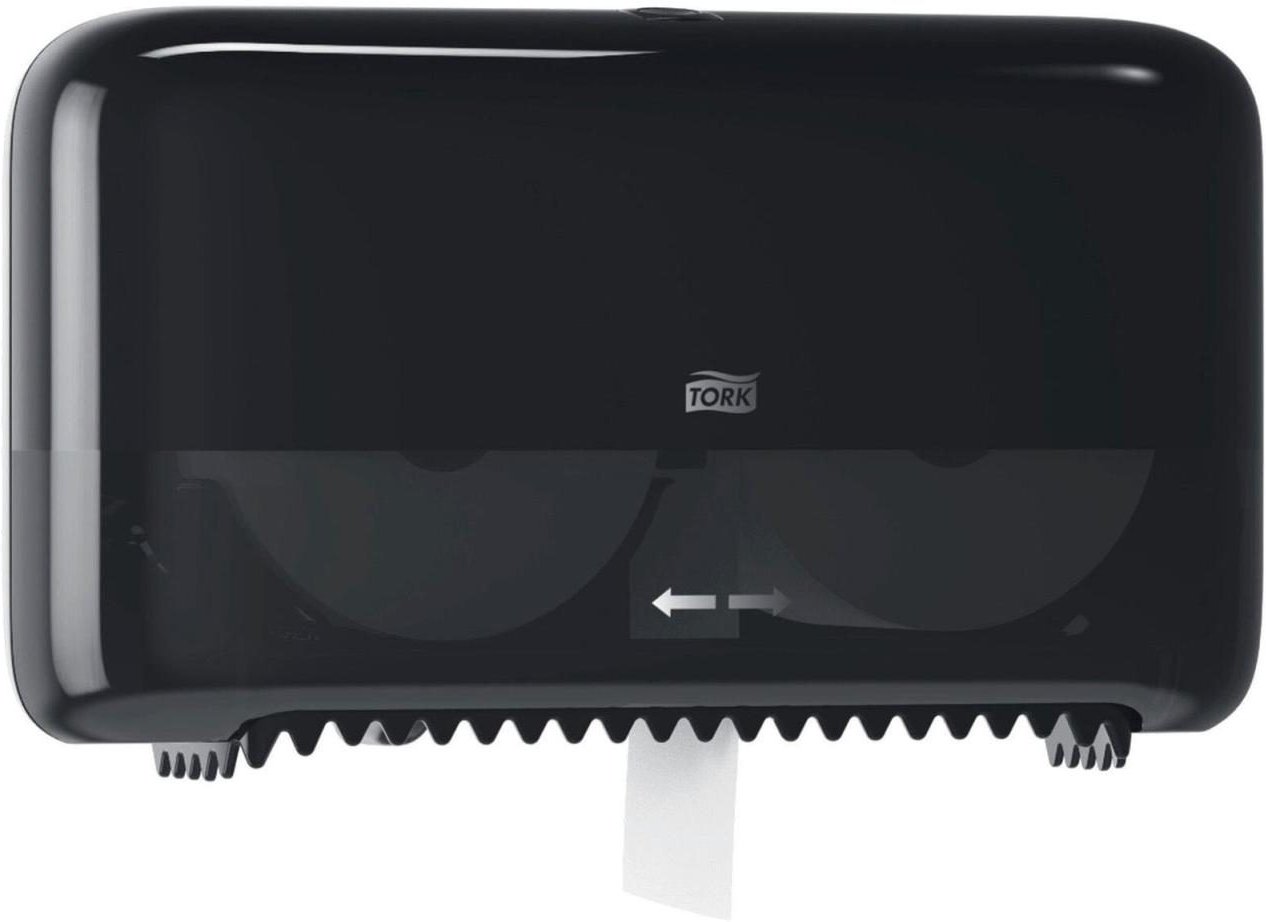 TORK Toilettenpapierspender 2 Rollen schwarz