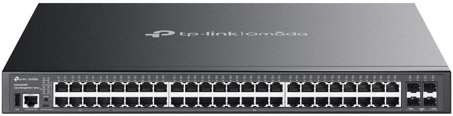 TP-Link Omada 48-Port Gigabit Stackable Lite L3 Managed PoE++ Switch mit 4× 10G Slots