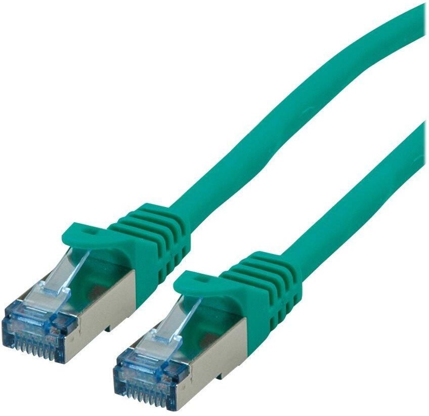 Roline Patch-Kabel RJ-45 (M) zu RJ-45 (M) 5 m SFTP CAT 6a grün (21.15.2835)