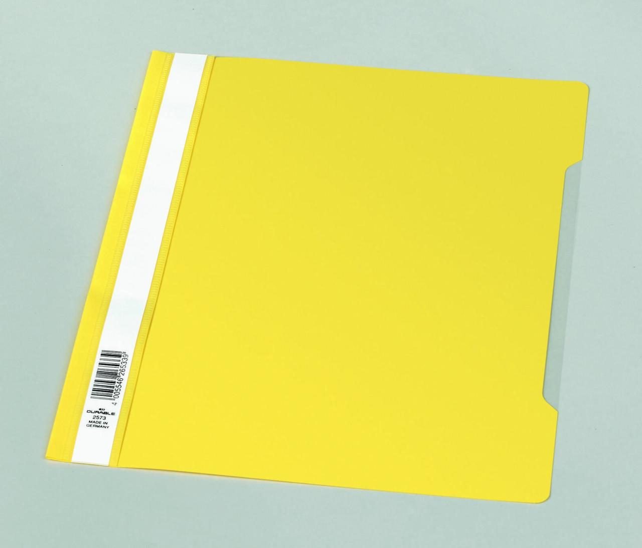 DURABLE Schnellhefter DIN A4 Polypropylen (PP) gelb