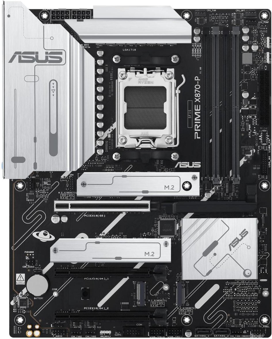 Thumbnail - ASUS PRIME X870-P Mainboard Sockel AM5