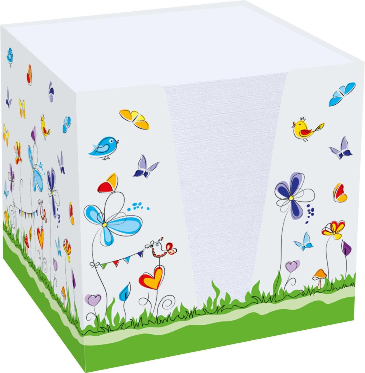 RNK-Verlag Zettelbox mehrfarbig inkl. ca. 900 Notizzettel