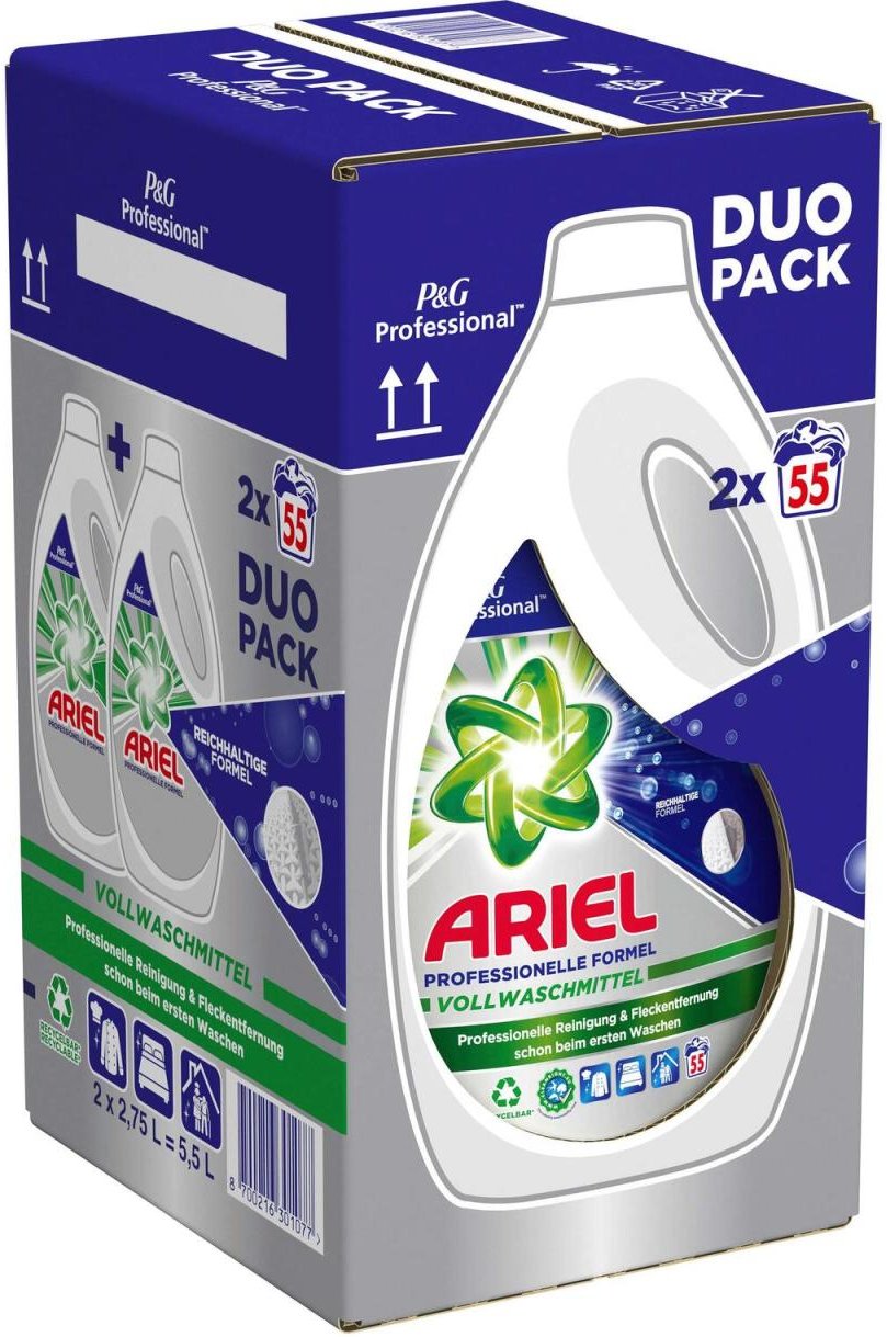 ARIEL Professional Waschmittel frisch 2x2,75 l