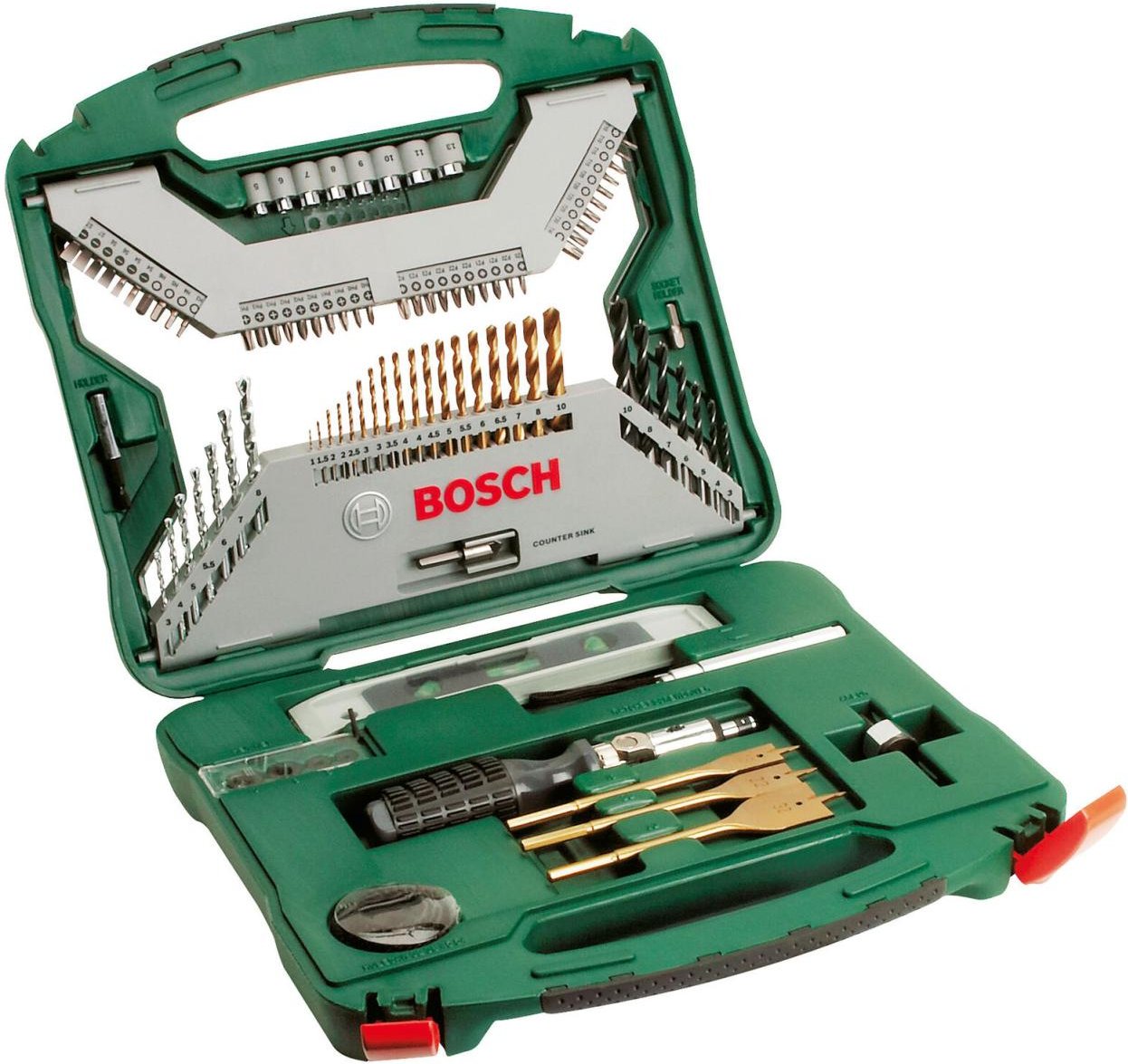 BOSCH Bohrer- und Bit-Set 100-teilig