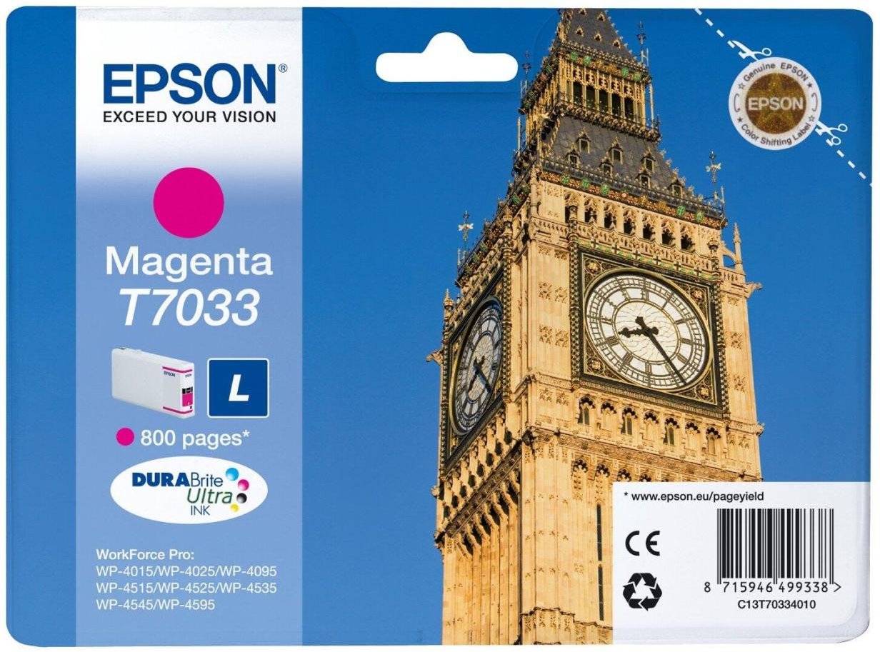 Epson Original T7033 Druckerpatrone - magenta (C13T70334010)