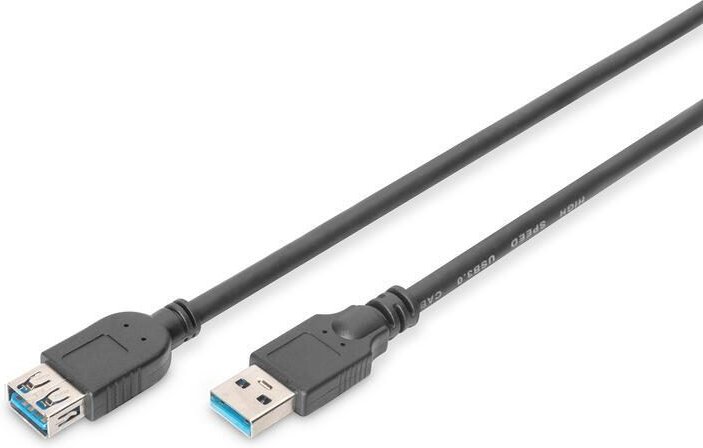 DIGITUS USB -3.0-Verlängerungskabel, konform, schwarz