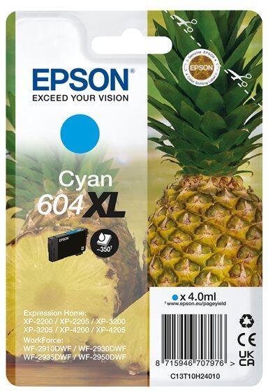 Epson Original 604XL Ananas Druckerpatrone - cyan (C13T10H24010)