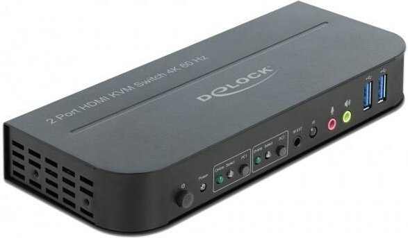 DeLOCK HDMI KVM Switch mit USB 3.0 und Audio