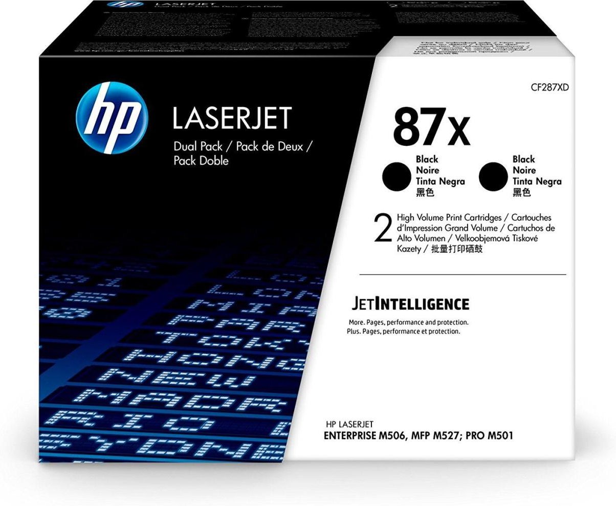 HP Original 87X Toner Doppelpack schwarz hohe Kapazität 18.0
