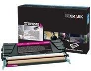Lexmark Original Toner Standard Variante - X748 magenta 10000 Seiten (X748H2MG)
