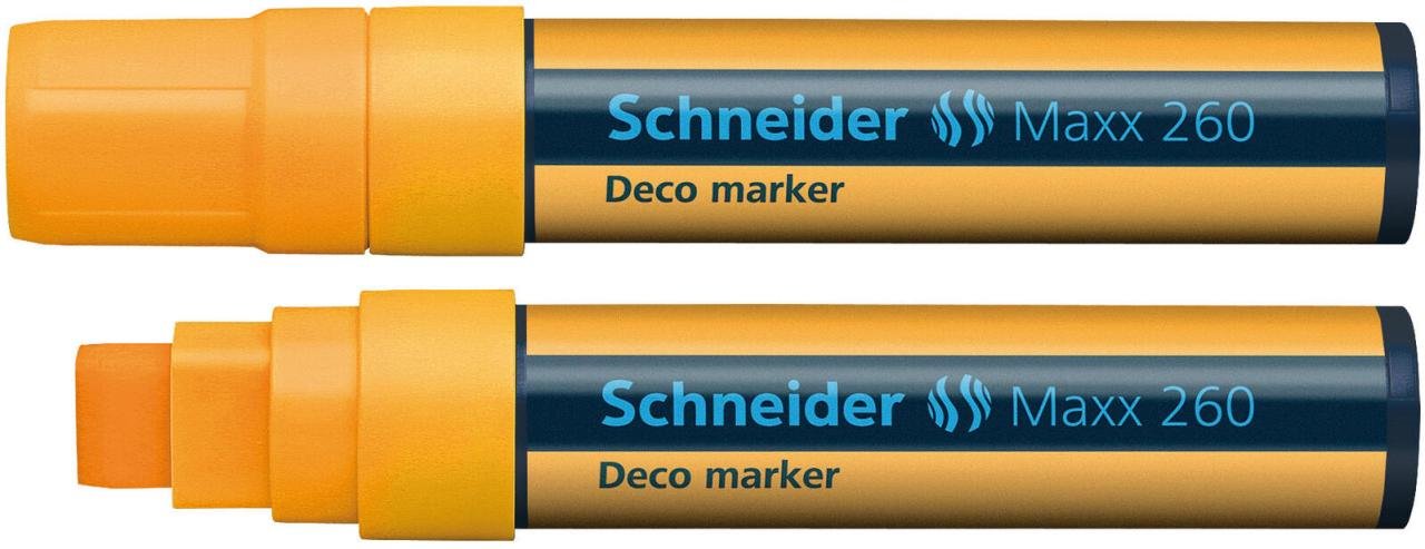 Schneider Maxx 260 Kreidemarker 5.0 - 15.0 mm Orange