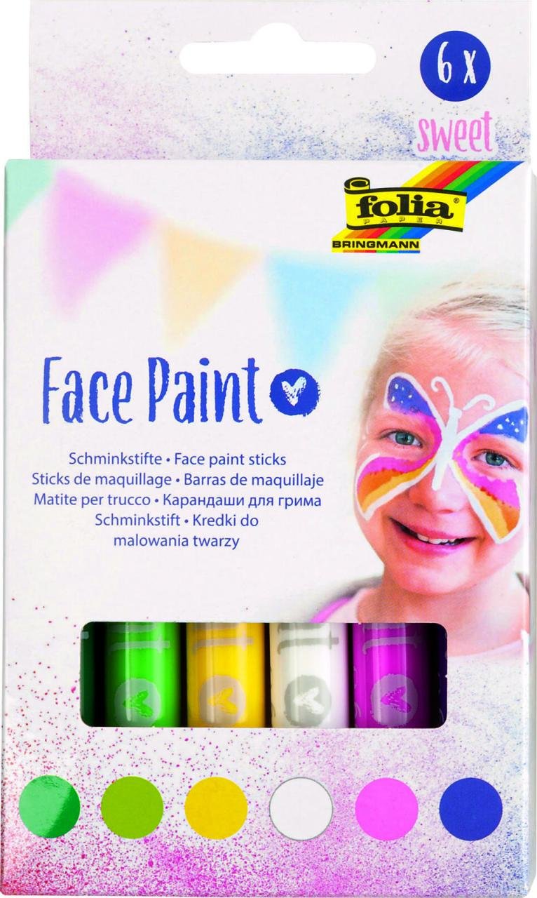 Thumbnail - folia Kinderschmink-Set farbsortiert