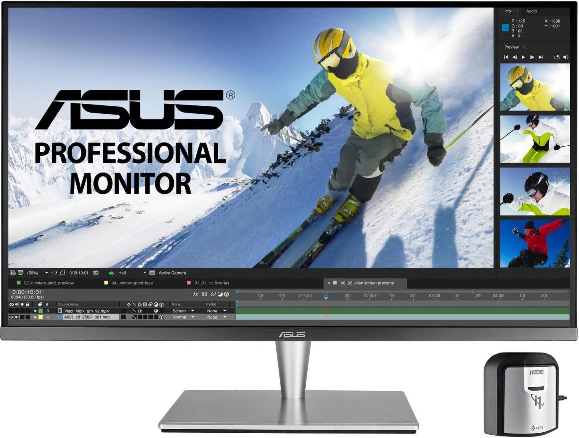 ASUS ProArt PA32UC-K 81,28 cm (32") LED-Monitor (4K UHD, 3840x2160, IPS, 5ms, HDMI, DisplayPort, Lautsppre