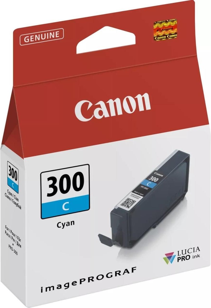 Canon Original PFI-300C Druckerpatrone - cyan (4194C001)