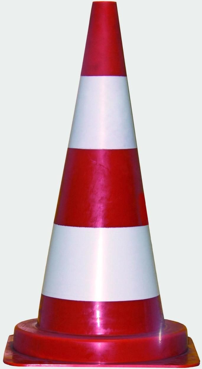 Thumbnail - Pylon 75 cm rot, weiß