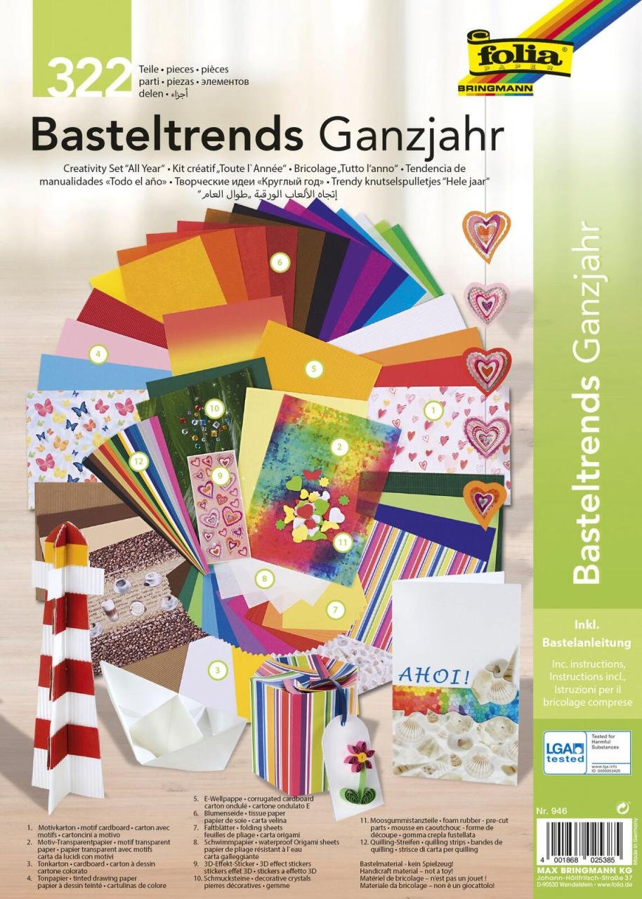 Thumbnail - folia Bastelset mehrfarbig