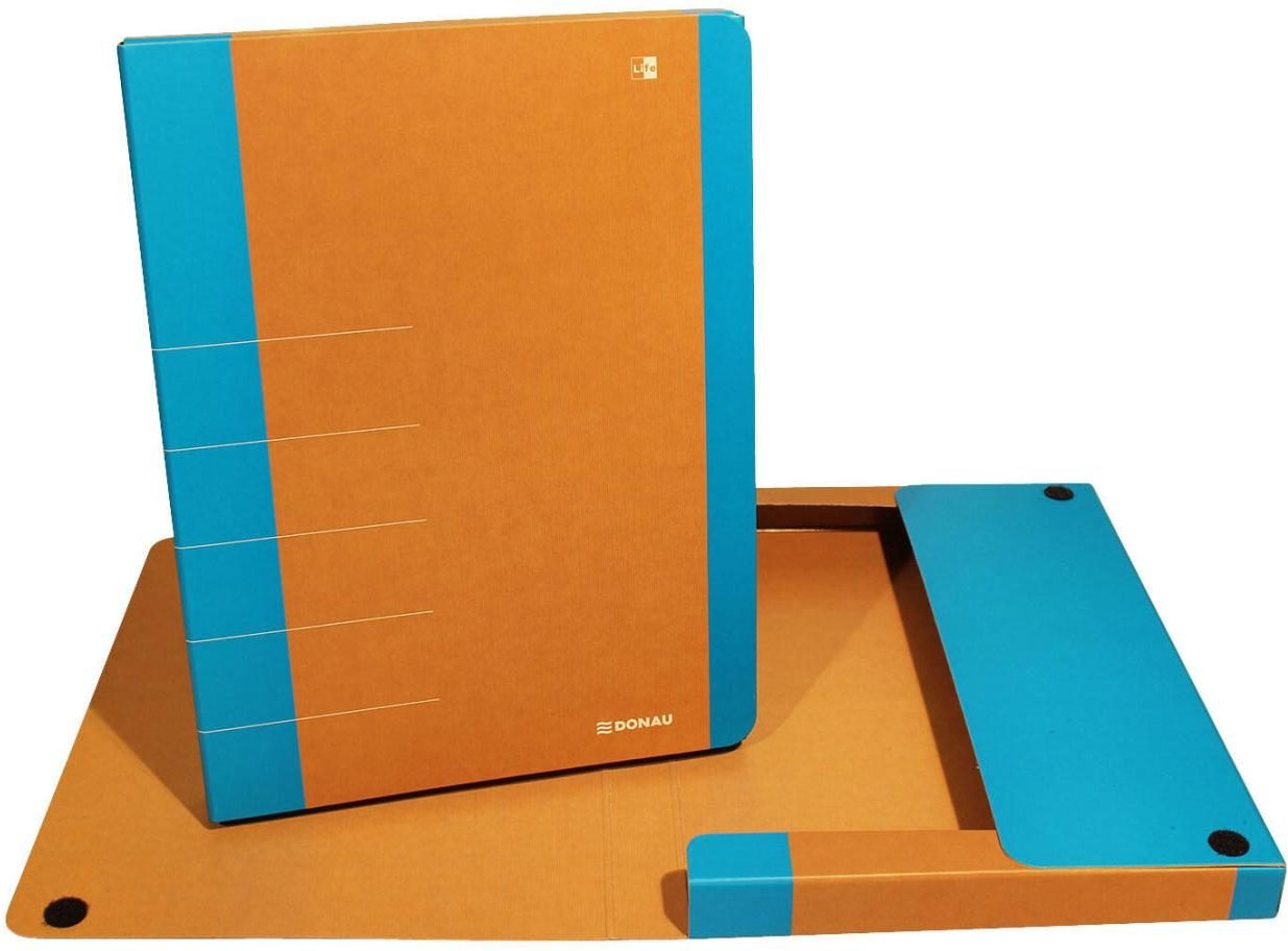 DONAU Heftboxen Life DIN A4 Blau