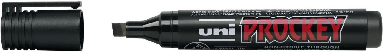 uni-ball Prockey Flipchart-Marker 4.0 - 12.0 mm Schwarz