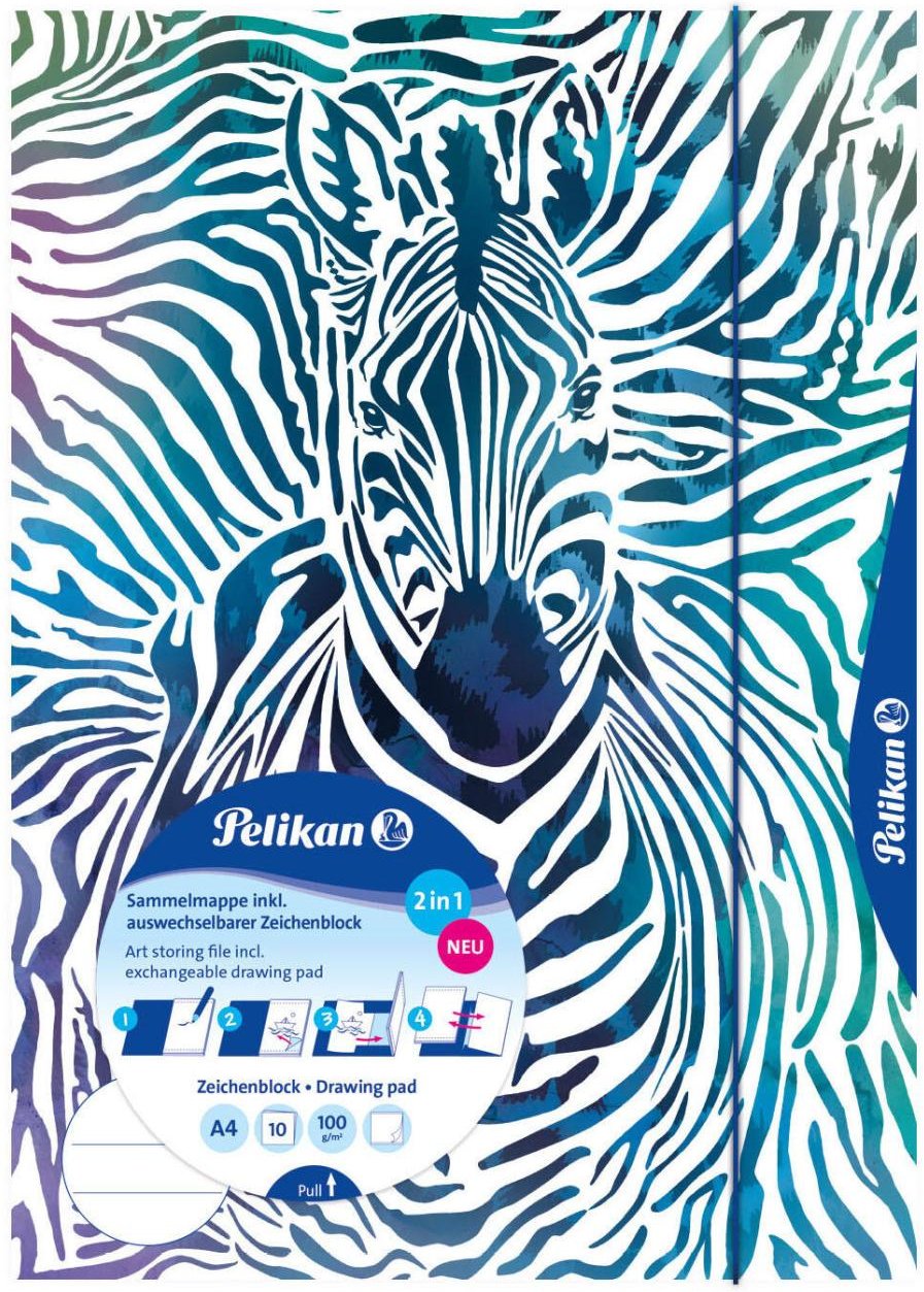 Pelikan Zeichenmappe DIN A4 Zebra