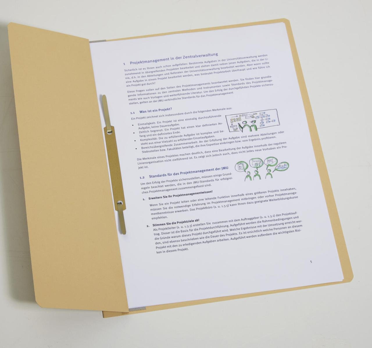 Thumbnail - Einhakhefter DIN A4 chamois