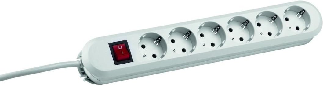 BACHMANN Steckdosenleiste mit Schalter 5 m