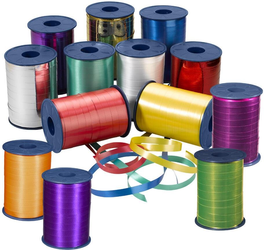 PRÄSENT Geschenkbänder 10 mm x 250 m orange