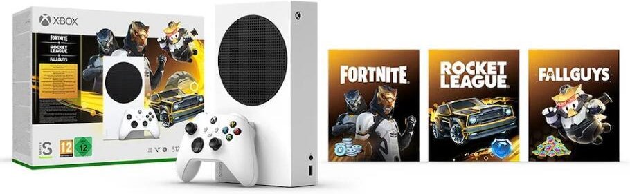 Microsoft Xbox Series S 512GB weiß & Gilded Hunter Bundle