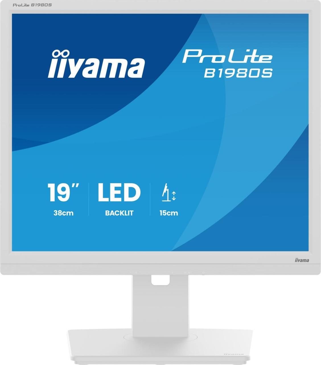 iiyama ProLite B1980S-W1 Monitor 48cm (19 Zoll)