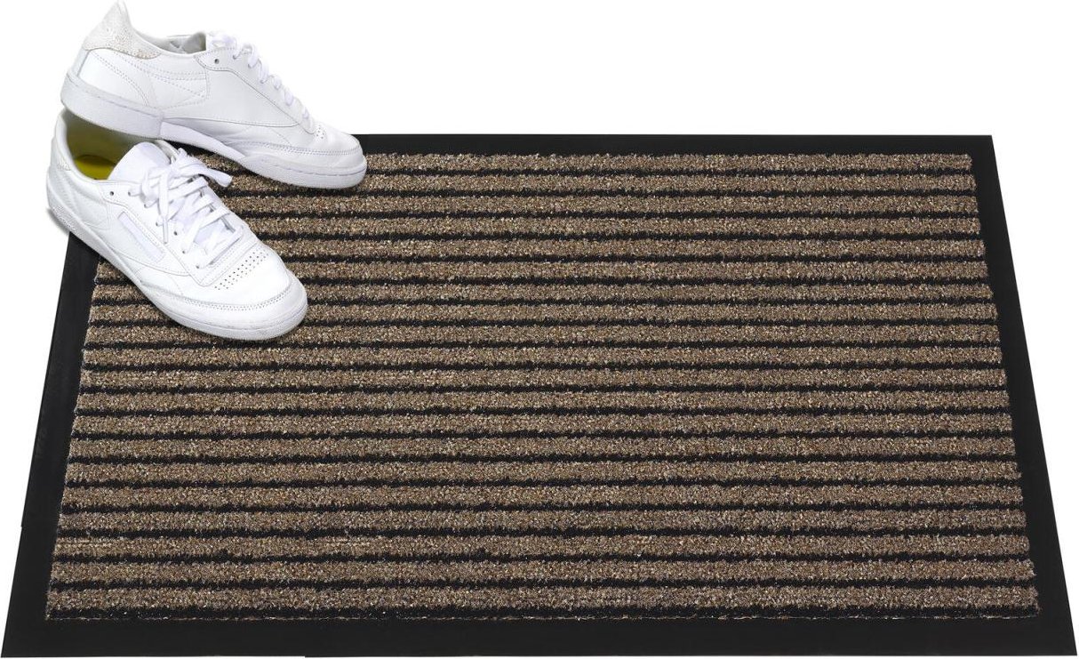 Thumbnail - Mercury Fußmatte Grattant 60,0 x 90,0 cm braun gemustert