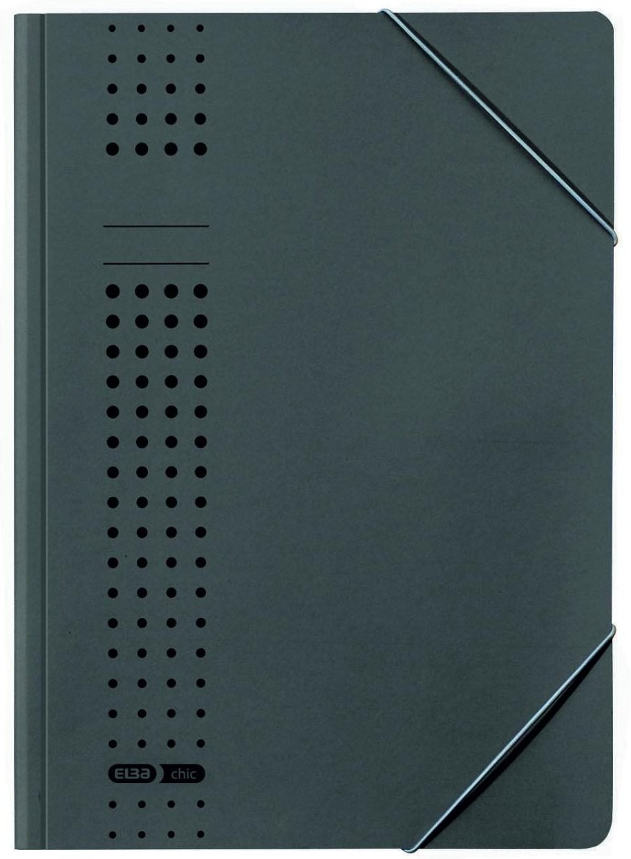 ELBA Eckspanner Chic DIN A4 anthrazit