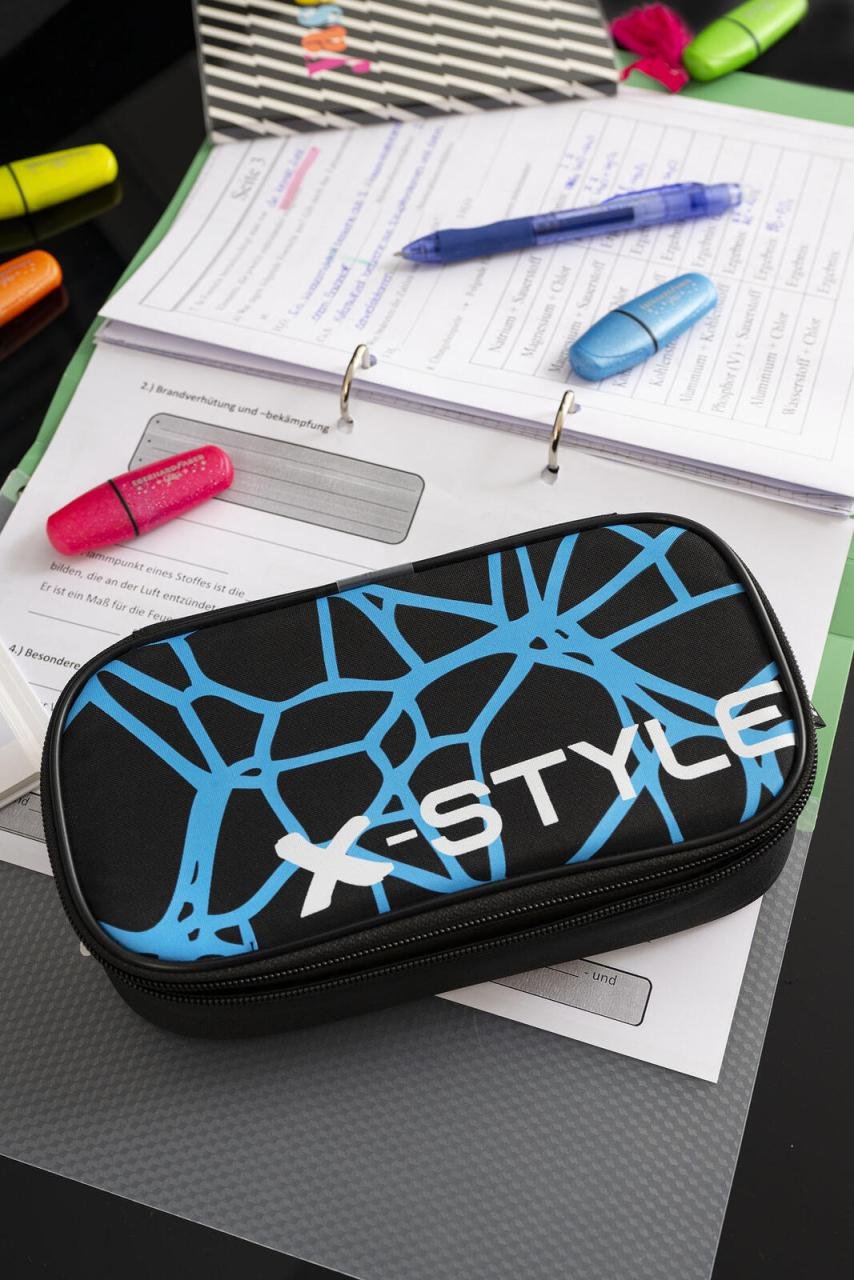 EBERHARD FABER Schlampermäppchen schwarz / blau