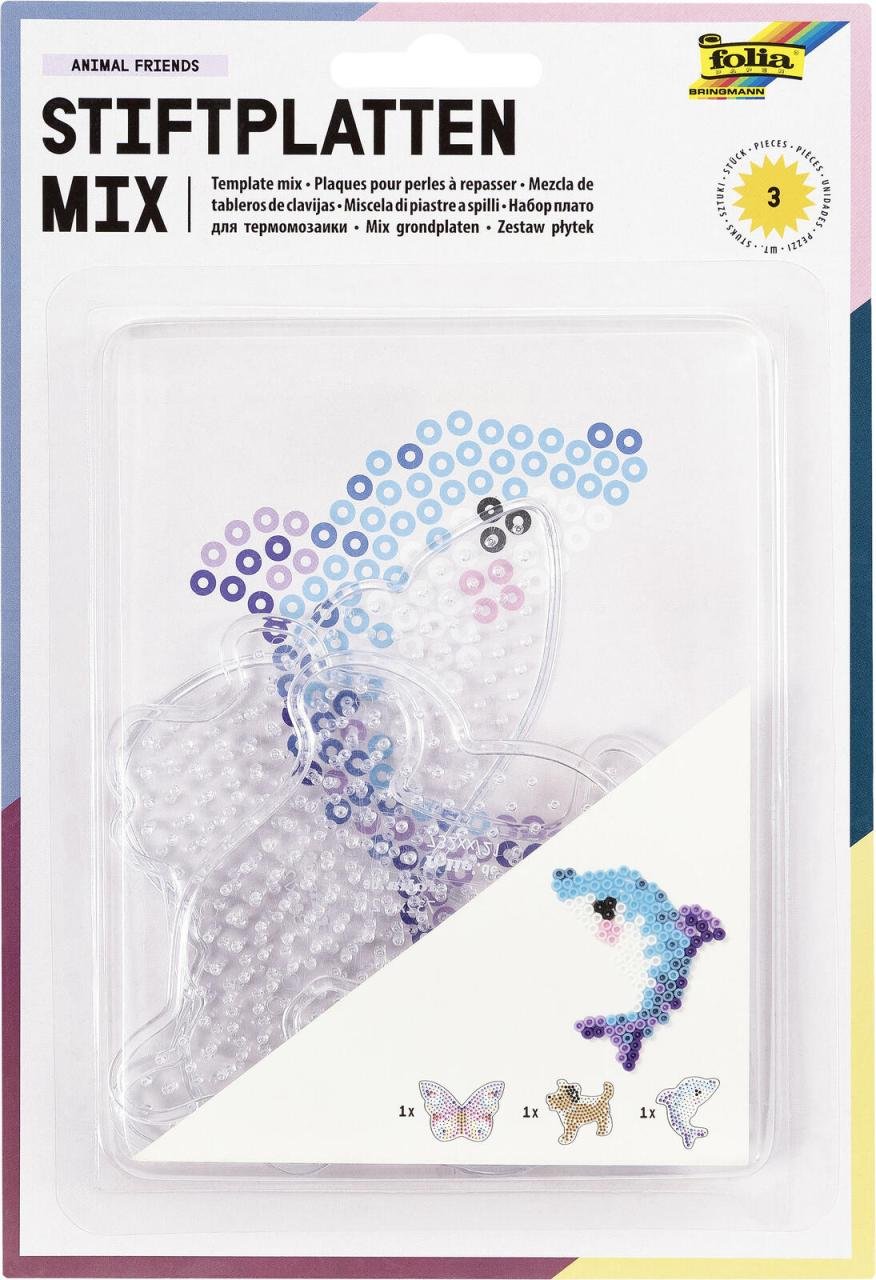 folia Bügelperlen transparent