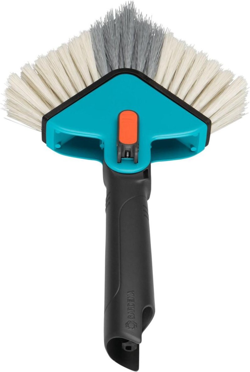 GARDENA Besenkopf hochwertige Besteckung türkis/schwarz