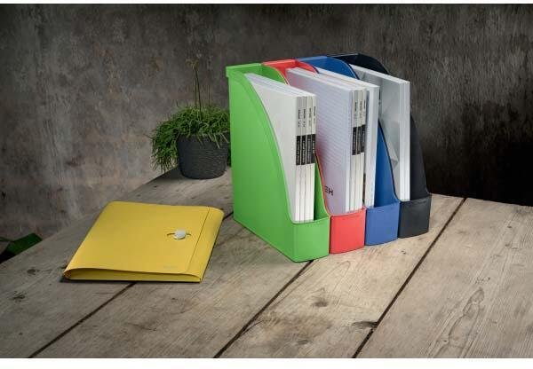 LEITZ Stehsammler recycelter Kunststoff grün , DIN A4