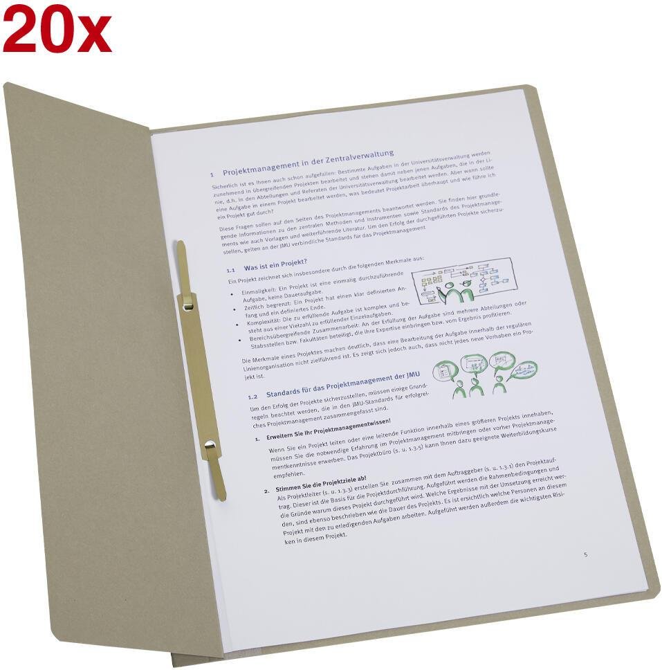 Thumbnail - Ösenhefter DIN A4 grau