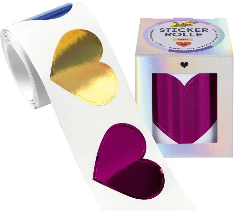 folia Aufkleber Herzen