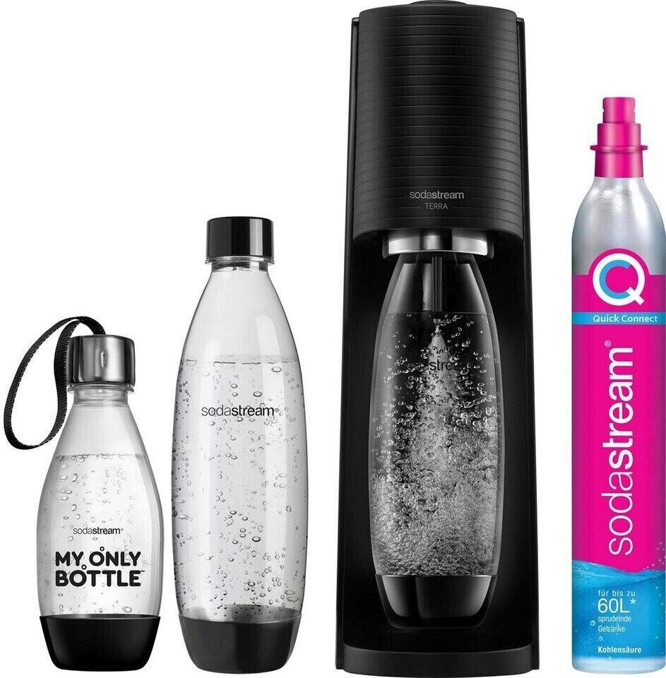 Sodastream Vorteilspack Terra Wassersprudler schwarz