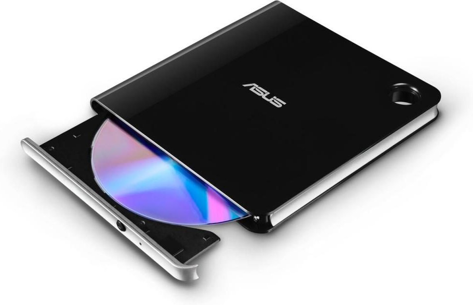 ASUS SBW-06D5H-U tragbarer USB 3.1 Gen 1 Blu-Ray-Brenner (M-DISC-Unterstützung, USB 3.1, inkl. CyberLink Power2Go 8, Cyb
