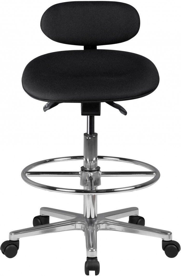 AMSTYLE Arbeitsdrehstuhl schwarz