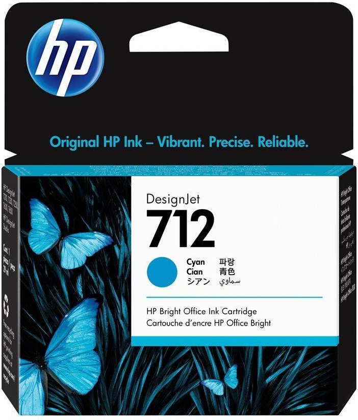 Thumbnail - HP Original 712 Druckerpatrone - cyan (3ED67A)