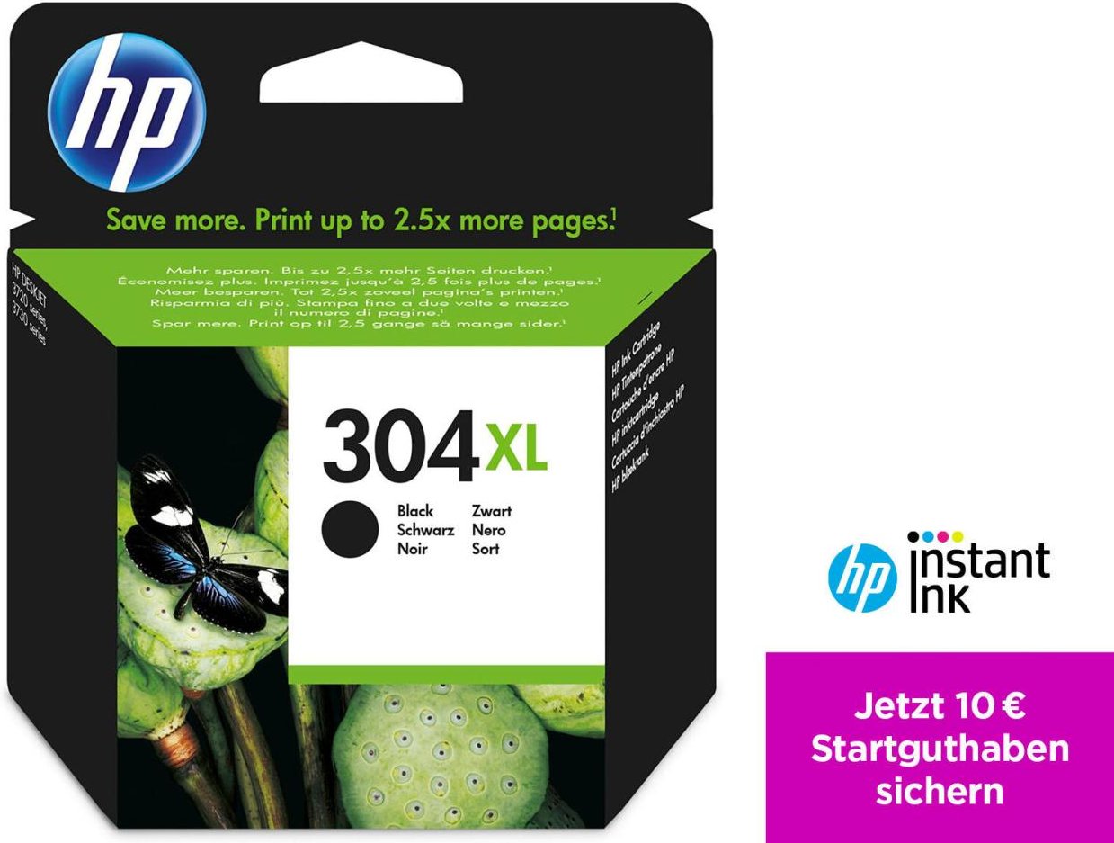 Thumbnail - HP Original 304XL Druckerpatrone - schwarz (N9K08AE)