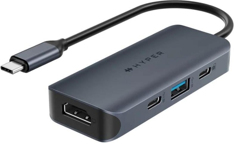 Hyper® HyperDrive EcoSmart™ Gen.2 Universal USB-C® 4-in-1 Hub w 100 W PD Power Pass-thru