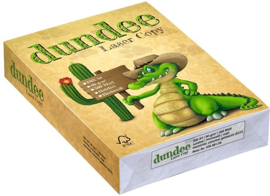dundee Kopierpapier Laser Copy DIN A4 80 g/qm - 500 Blatt