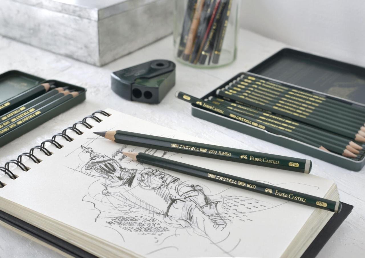 FABER-CASTELL Bleistift-Set 9000 Art Set 8B-2H