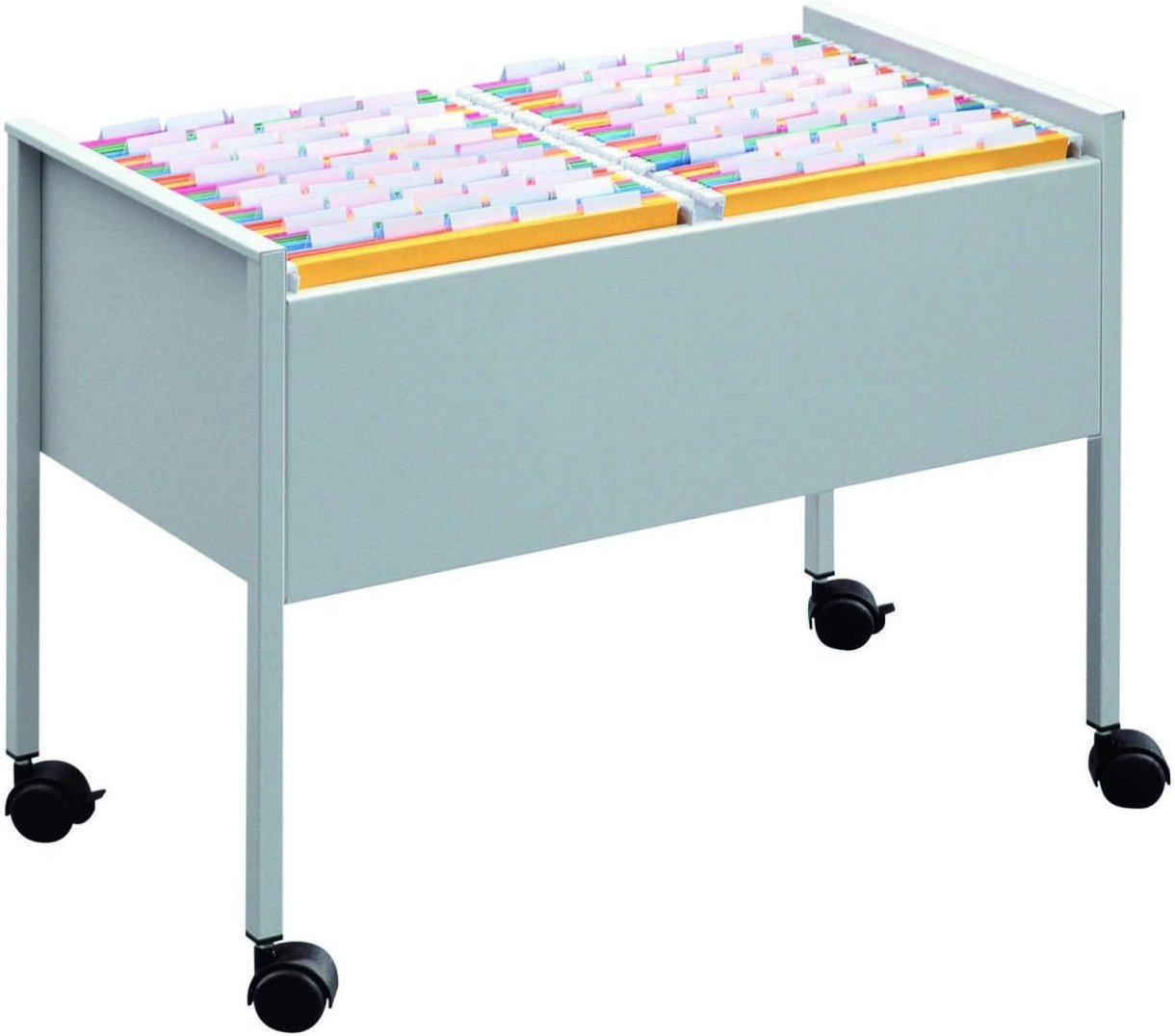 Thumbnail - DURABLE Hängemappenwagen Quer-Registratur silber für bis zu 100 Hängemappen