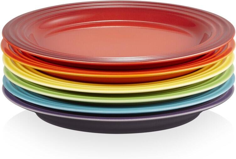 Thumbnail - Le Creuset Teller sechsteilig, rainbow