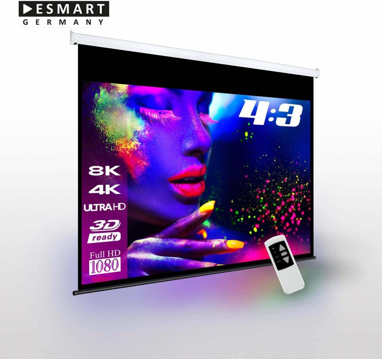 eSmart Germany Motor Leinwand MIMOTO 280 x 213 cm (133") 4:3